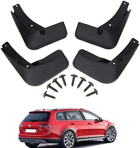 Molded Splash Guards Mud Flaps For VW Golf 7 MK7 Hatchback 2013-2017