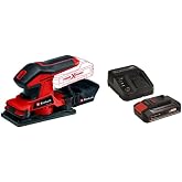 Einhell Tc-Os 18/187 Li Ak&uuml;l&uuml; Titreşim Zımpara Makinesi 2,5 Ah Ak&uuml; Kit