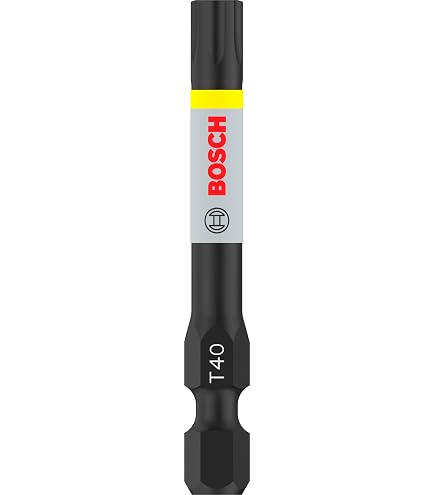 SabreCut Lot De 5 Embouts Torx T40 89 Mm à Percussion Magnétiques – Qualité Pro Pour Visseuse, Compatible Dewalt, Milwaukee, Bosch, Makita