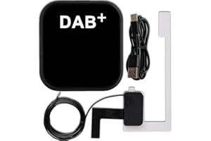 AASINUOZTEC Adattatore ricevitore auto DAB DAB+ Kit auto Trasmissione audio digitale Box Radio Tuner con antenna per Android USB