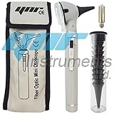 YNR Grey Mini Otoscope Fiber Optic Medical Diagnostic Examination CE Approved