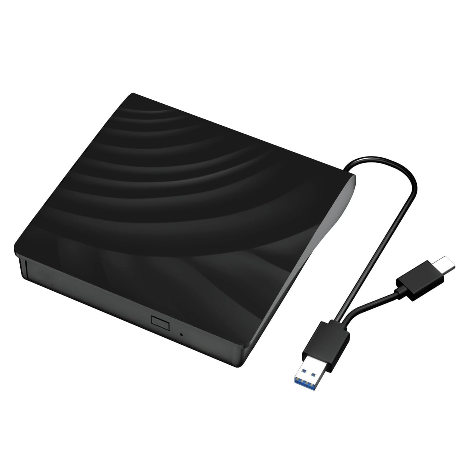 Yaeonku External Blu Ray Drive, Portable Bluray Drives CD DVD BD Reader, USB 3.0 Type-C Slim Optical CD/DVD Blu Ray Burner for MacBook Laptop Desktop PC Compatible with Mac OS Windows XP/7/8/10/11