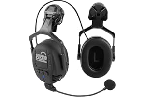 GREEN DEVIL Shield LD: Protección auditiva activa con tecnología Bluetooth 5.3, micrófono integrado EN352, SNR 32 dB para siega y ruido intenso, Accesorios