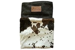 Ellie-Bo XL Dog Bed Cover for 42-inch Dog Cage/Crate - Cowhide Pattern