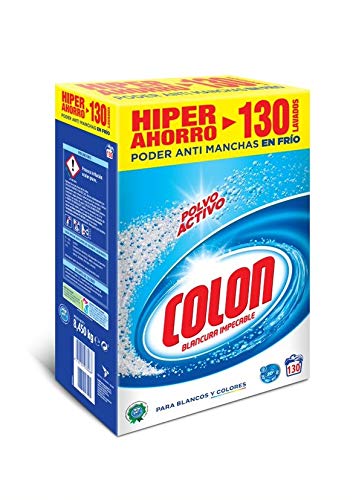 Colon Detergente para Lavadora en Polvo Activo - 130 dosis