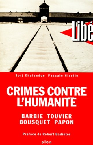 couverture de : Crime contre l'humanit&eacute;