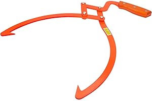 Opaltool 20" Pinza Forestal para Troncos, Gancho para Levantar Troncos Agarre Suave para Leña Forestal, Elevación de Tocones