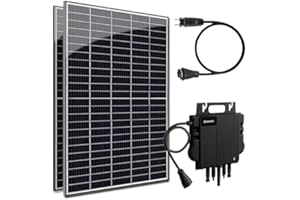 PIANETA Balkonkraftwerk 830W / 800w 2 x 415w der Marken Ja Solar Module, Wechselrichter drosselbar auf 600w plus 3 m Schukokabel