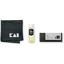KAI Japanisches Kamelien-Öl 100 Ml – Lebensmittelechtes Pflegeöl Für Messer | Inkl. Microfasertuch 40x40 Cm