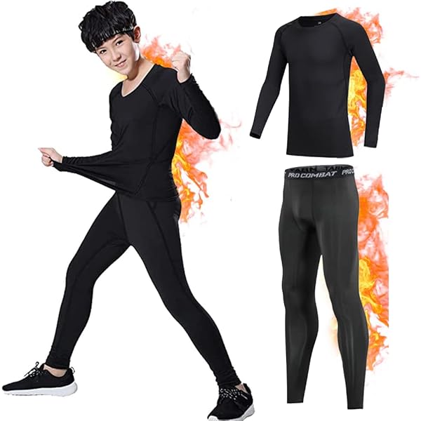 Set Intimo Termico Bambino In Tessuto Bambù - Traspirante E Caldo, Per Sport Invernali - Foto 10