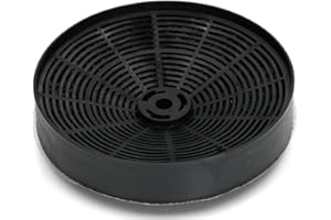 RYELDOM Filtro ai Carboni Attivi per Cappa da Cucina Diametro 17,5 cm - Anti-odore, Installazione Rapida