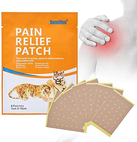 NEWSTARTS 8pcs/bag Pain stickers Frozen shoulder Spine cervical Care paste plaster stickers Relief Rheumatism Relief Of Aches Pains Health Care Medical Plaster Body tiger