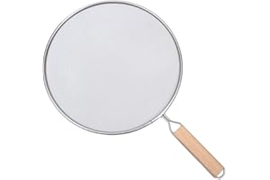 Maciun Spritzschutz Pfannen Edelstahl Spritzdeckel Küchen Bratpfanne Öl Proofing Deckel Pfannen Spritzschutz Spritzer Schirm Schutz|Bratpfanne Öl Proofing Deckel Spritzschutzsieb Fettschutz