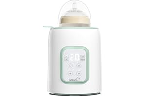 GROWNSY Flaschenwärmer baby Sterilisator für babyflaschen 8-in-1Fast Babynahrungsheizung Warmhalten von Babynahrung & Abtauung BPA-freier Fläschchenwärmer,Babykostwärmer mit LCD-Display