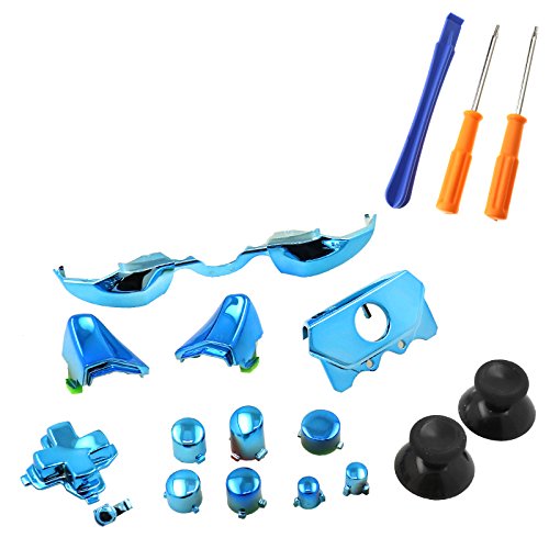 Preisvergleich Produktbild Xbox One Ersatz RB Stoßfänger Trigger Buttons mit Tools Werkzeug Blau