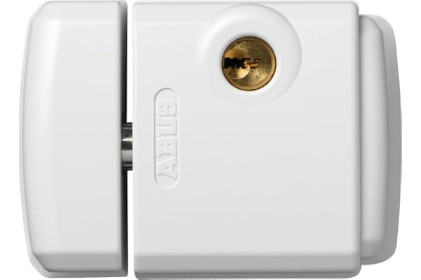 ABUS Serrure de Fenêtre Supplémentaire FTS3003 AL0145 - Serrure pour Fenêtres Ouvrant vers L'Intérieur, à Verrouillage Différent - Niveau de Sécurité 5 - 28409 - Blanc