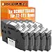 Produktbild Gorilla-Ink® 5x Schriftband kompatibel für Brother P-Touch TZ-121 TZe-121 200 2030VP 210E 2100VP 220 2400 2400E 2420PC 2430PC 2450 2450CC 2450DX 2450 Series