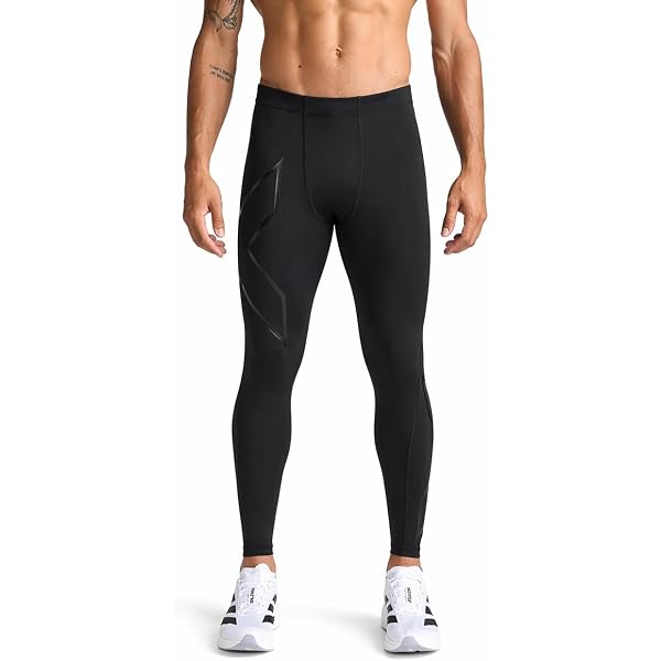 CW-X Endurance Generator – Collant A Compressione Uomo Con Supporto EXO-WEB Per Corsa E Sollevamento Pesi, Nero/grigio, Taglia S