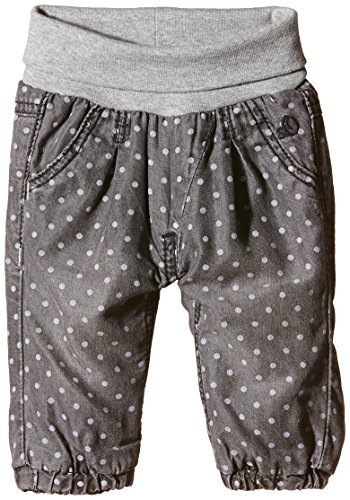 s.Oliver Baby Girls mit Softbund Polka Dot Jeans, Grey (dark Grey Denim Non Stre 97y2), 12-18 Months (Manufacturer size: 86/REG)