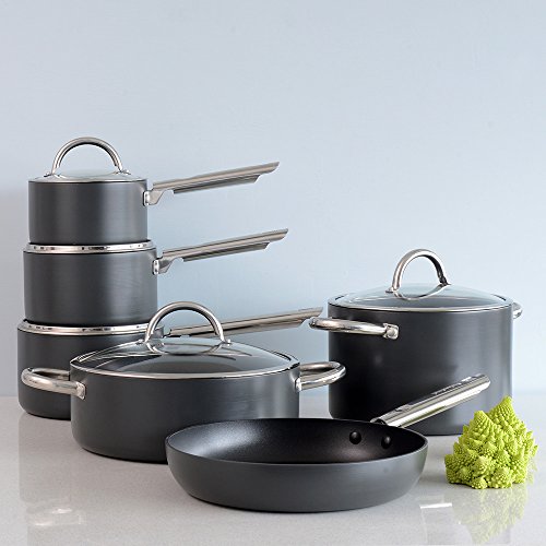 ProCook Professional Anodised Non-Stick Cookware Set Chefs 6 Piece