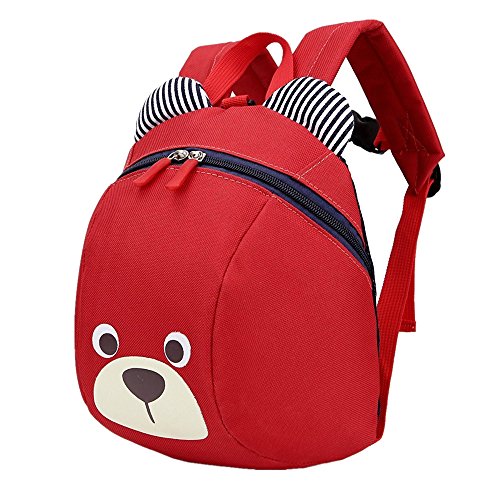 Bébé Sac à Dos Crèche Harnais de Sécurité Sac Maternelle Anti-Perdu Mignon Cartable Préscolaire Garderie Toddler Mini-Backpack Avec Sangle Amovible Pour Marcher Suivre Parents, Sac Voyage/ Camping