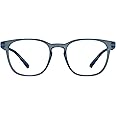 computer screen glasses zero power blue ray cut antiglare lightweight frame block harmful lights suitable for all digital screen. for men & women. tr spectacles colour grey, blue, green, black