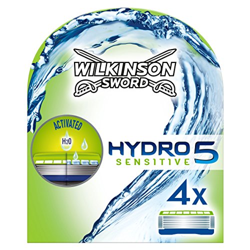 Wilkinson Sword Hydro 5 Sensitive Rasierklingen, 4 Stück