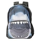 Lalawow 3D Animales Mochila Tiburón con 1680D Multiple función Mochila Alta Calidad para chicos y chicas mochila escolar (Tiburón)