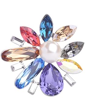 Gortl Crystal Shell Handmade High Quality Spilla Corsage Sparkling Prezioso Naturale Minigio Attraente Squisito...