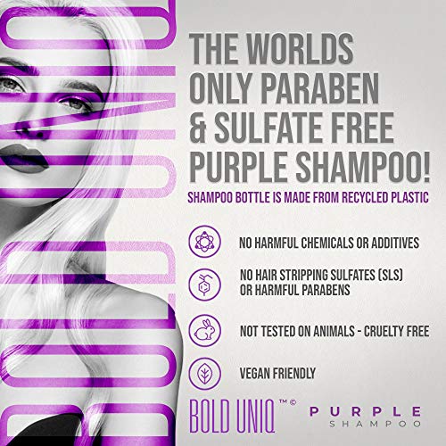 Purple Silver Shampoo For Blonde Hair Silver Toning Shampoo For