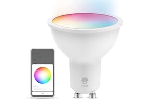 Chuango GU10C Ampoule LED Wifi Intelligente GU10 - Smart Bulb de Couleur Connectée pour Économie d'Énergie - Contrôlable depuis Smartphone, Alexa et Google Home et Siri - Puissance 5W