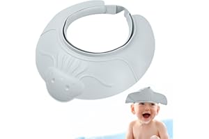 HOAAIGO Duschhaube Kinder, Baby Verstellbare Haare Waschen Kinderschutz, Haarwaschhilfe Kinder, Shampoo Dusche Badekappe für Kleinkinder Kinder Jungen Mädchen(Blau)