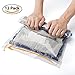Produktbild Reise Vakuumbeutel,[12-Pack] Rollen per Hand Aufbewahrungsbeutel für Reise und Kleidung, Decken, Handtücher, keine Pumpe benötigt (Transparent)