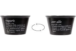 Villa d'Este Home Tivoli 5906818 Bowl Yogurt & Cereali de gres 550 ml, Victionary Grès