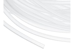 sourcing map Clear PVC Tubing, 1.2mm ID x 1.8mm OD - 12.5ft PVC Tube Lightweight Vinyl Hose, Transparent Flexible Plastic Water Tubing for Air Oil Water Transfer Aquarium Irrigation