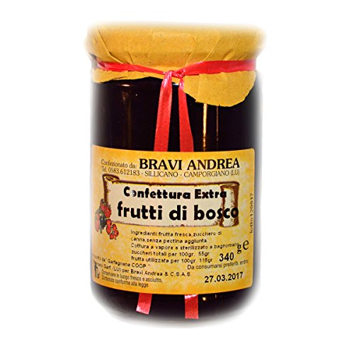 Confettura Extra Frutti di Bosco 340 g - Salumificio Artigianale Gombitelli - Toscana