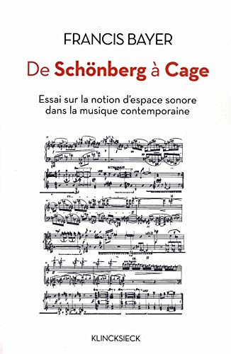 ⤂Télécharger⤃ De Schönberg à Cage : Essai sur la notion Livre PDF Gratuit