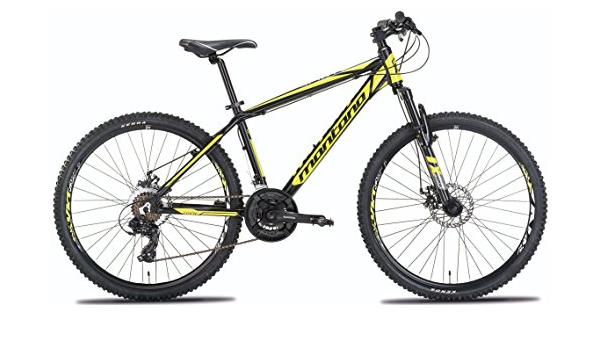 26 pollici Mountain Bike 21 marce Montana Spidy, nero/giallo, 43cm : Sport  e tempo libero