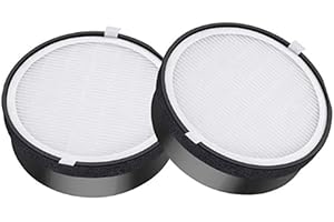 YanBan 2 pezzi di ricambio filtro Hepa per Levoit purificatore d'aria Levoit LV-H132 LV-H132-RF, parti di filtro a carbone attivo, parte di purificatore d'aria di pulizia