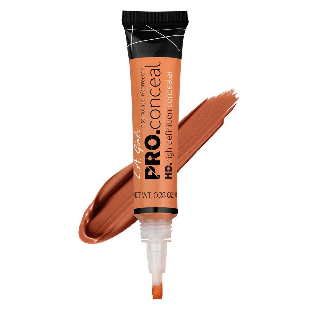 L.A GIRL Pro Natural High Definition Concealer Cream (3, GC 990 Orange Corrector) Natural Finish