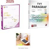 Paraf Yayınları &Uuml;&ccedil; D&ouml;rt Beş Yayıncılık 345 Tyt T&uuml;rk&ccedil;e Soru Bankası + 3D Yayınları 2024 Tyt Paragraf Sim&uuml;lasyon Denemeleri (PR