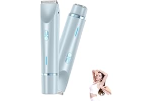 Tondeuse à deux têtes Lyoveu pour femmes, rasoir intime, rasoir électrique, rechargeable étanche IPX7, sans fil pour différentes parties du corps