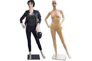 MS Point Schaufensterpuppe Weiblich 360° beweglich 174cm, Frauen, Fashion Professionals, Retailers, Adults, Schaufensterpuppe, Mannequin, Mannequin, Kunststoff (PE), Metall, Hautfarben