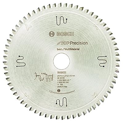 Bosch Lame de scie circulaire Top Precision Best for Multi Material, 216 x 30 x 2,3 mm, 64 Bosch 2608642097