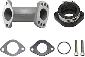 ZSDTRP Vergaser-Ansaugadapter, Rohr, Ansaugkrümmer für Vergaser VM22, VM24, PE24, PE26, PE28, PZ19, PZ26, Gx200, PW21–30, poröse Installation, Pit Dirt Bike (D)
