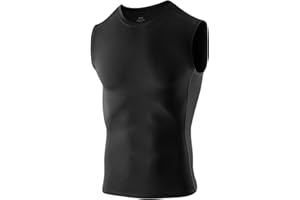 Niksa T-shirt de compression pour homme - Débardeur de sport sans manches - T-shirt fonctionnel de course