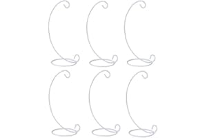 PiniceCore 6 Pc Ornamento Display Stand Ferro Hanging Supporto del Basamento della Cremagliera Tavolo Lanterna D'attaccatura del Supporto Glass Globe Ornament