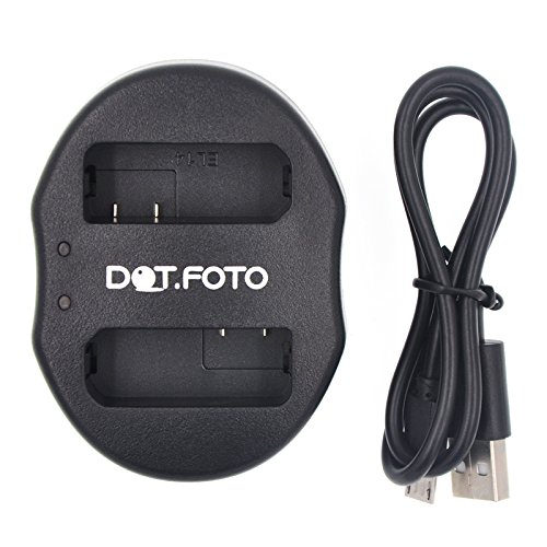 Dot Foto Remplacement Nikon EN-EL14 Batterie x2 et petit double USB chargeur pour Nikon Coolpix P7000 P7100 P7700 P7800 Nikon DF D3100 D3200 D3300 D5100 D5200 D5300 D5500 Dot Foto Remplacement Nikon EN-EL14 Batterie x2 et petit double USB chargeur pour Nikon Coolpix P7000 P7100 P7700 P7800 Nikon DF D3100 D3200 D3300 D5100 D5200 D5300 D5500