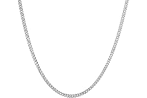 RWQIAN Kette Herren Panzerkette 3mm-9mm Breit Männer Edelstahl Silber/Gold/Schwarz Panzerkette Halskette Gliederkette 14K Gold Vergoldet Klassische Link Chain Länge 45-65cm Geschenk für Damen Männer