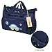 Fafada 4pcs Multifunctional Mummy baby Changing Bag Hospital Nursing Travel Handbag Diaper Set Navy Blue